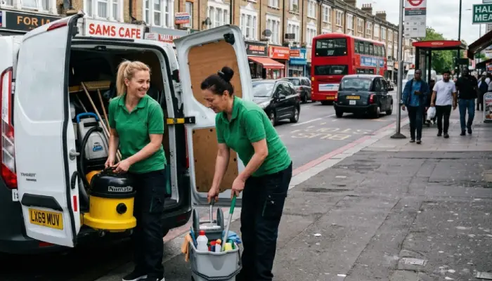 Royal Cleaning team at a Victorian conversion in Shepherd's Bush