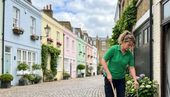Royal Cleaning team at a mews house in Notting Hill