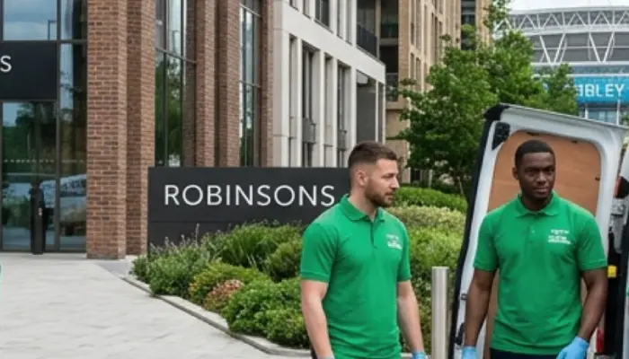 Our team at a 2-bed BTR flat in Quintain's Wembley Park development