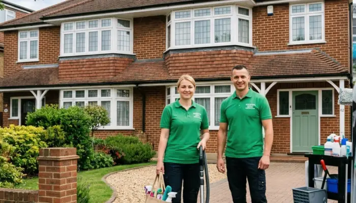 Our team at a 1930s semi HMO conversion on Anson Road, Cricklewood