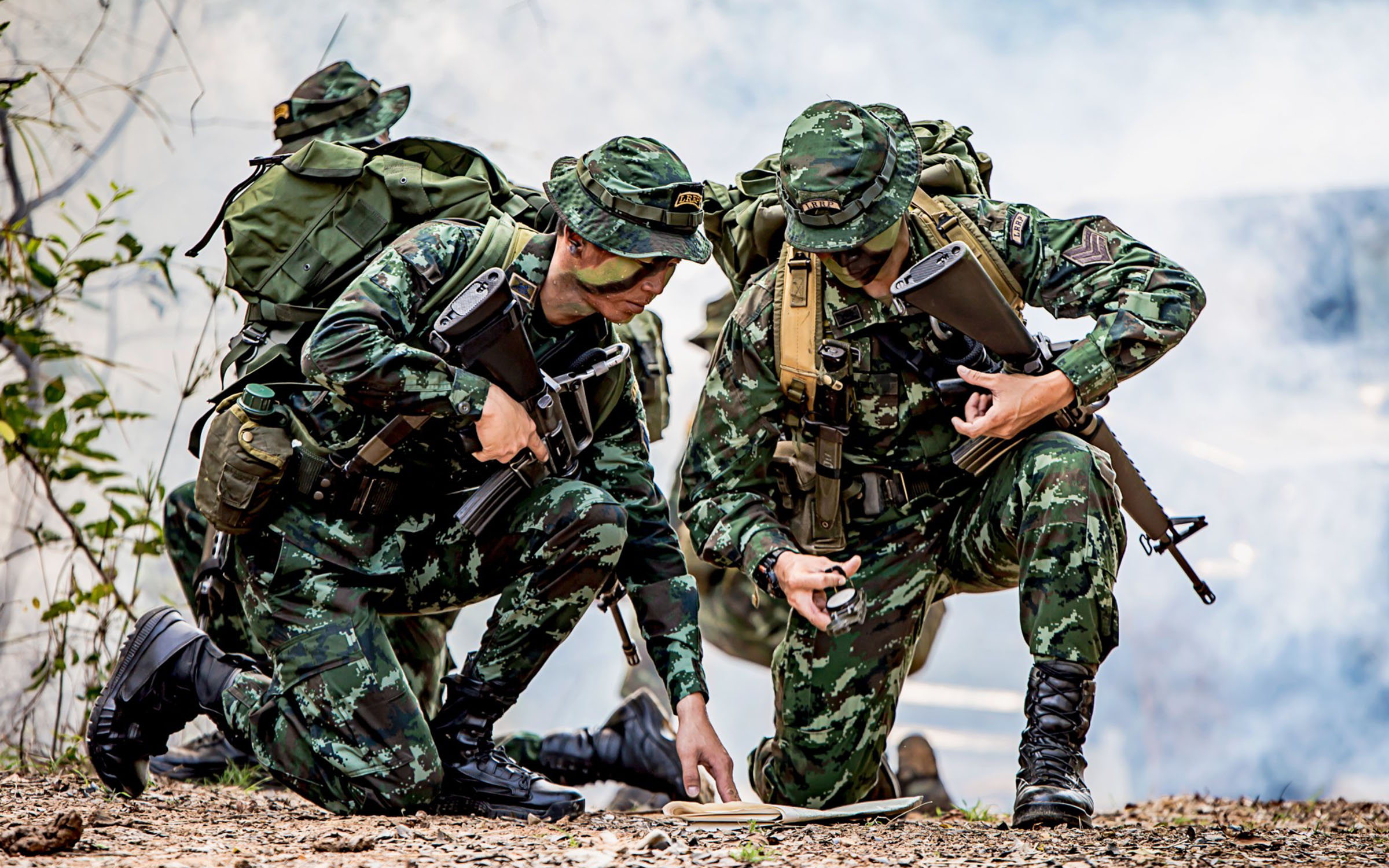The iIntense training prepares the soldiers for action!